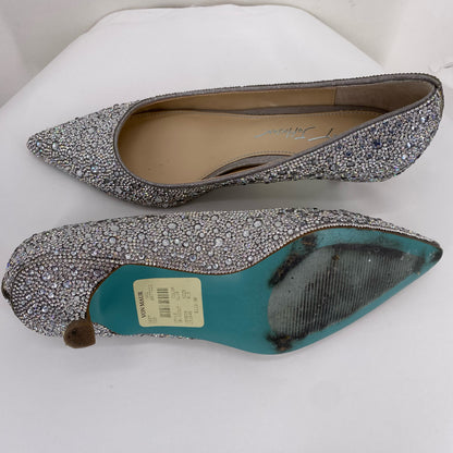 Silver W Shoe Size 6.5 Betsy Johnson Heels