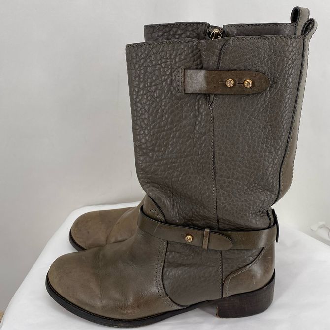 DARK TAUPE W Shoe Size 9 TORY BURCH Boots