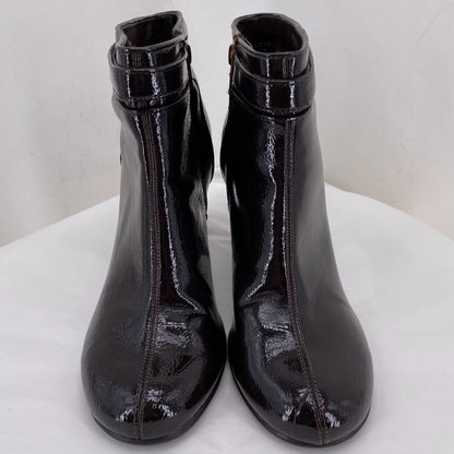 DARK BROWN W Shoe Size 8 AEROSOLES shooties/booties
