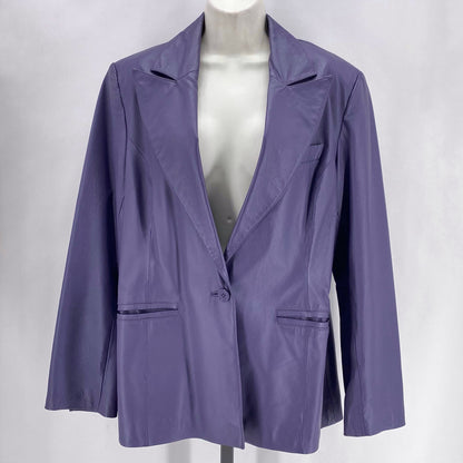 Size 14 CAMI Leather Blazer