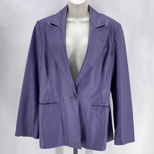 Size 14 CAMI Leather Blazer
