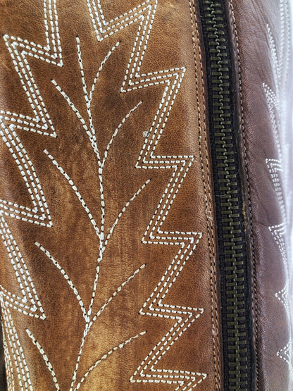 BROWN W Shoe Size 9 STETSON Boots