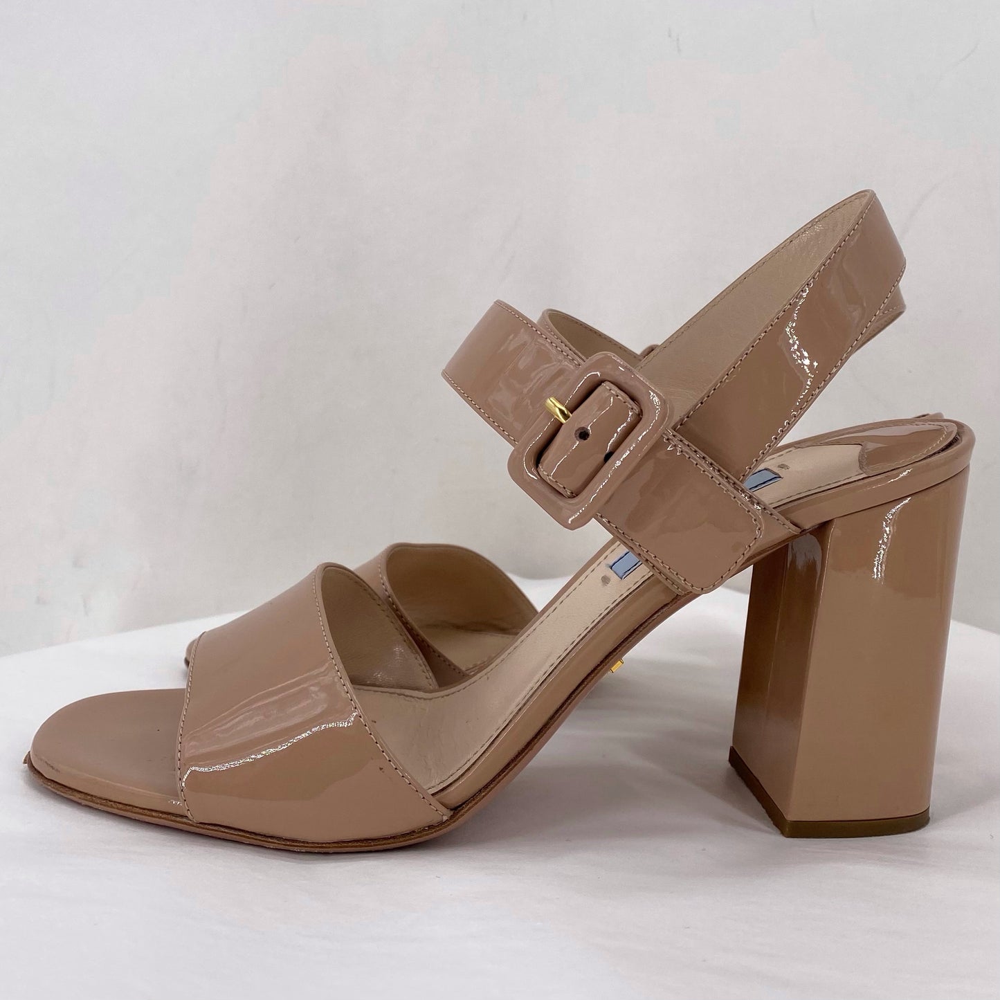 Beige W Shoe Size 38 PRADA Heels