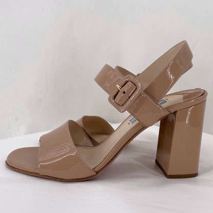 Beige W Shoe Size 38 PRADA Heels