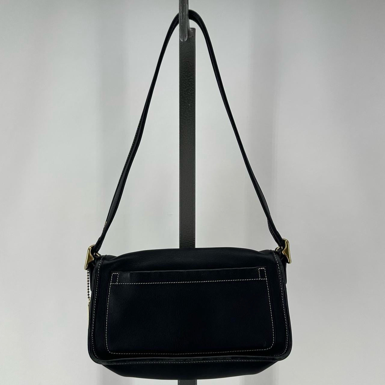 Black COACH Leather Shoulder Bag