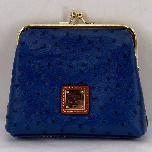 Blue DOONEY & BOURKE Leather Ostrich Wallet