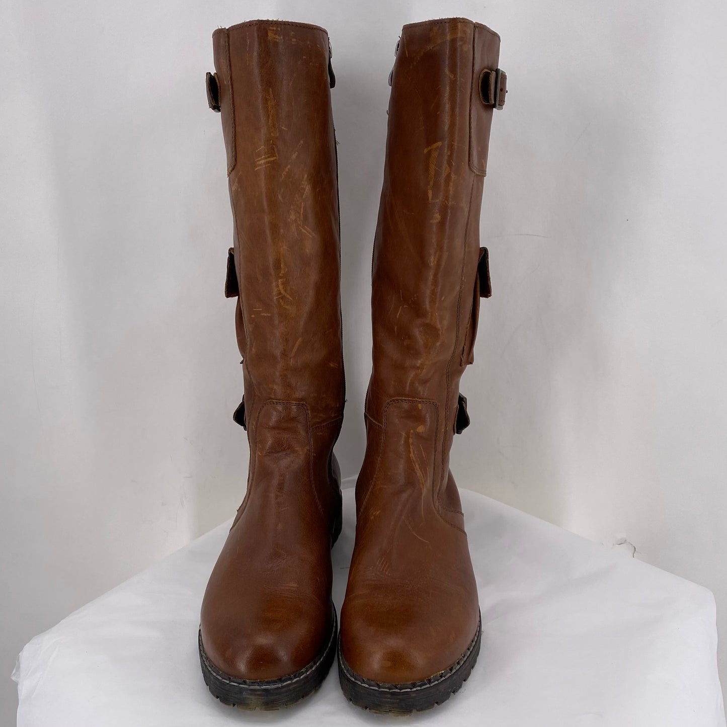 BROWN W Shoe Size 41 Boots