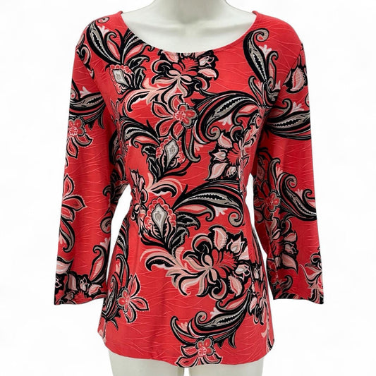 Size L CROFT & BARROW Floral Shirt