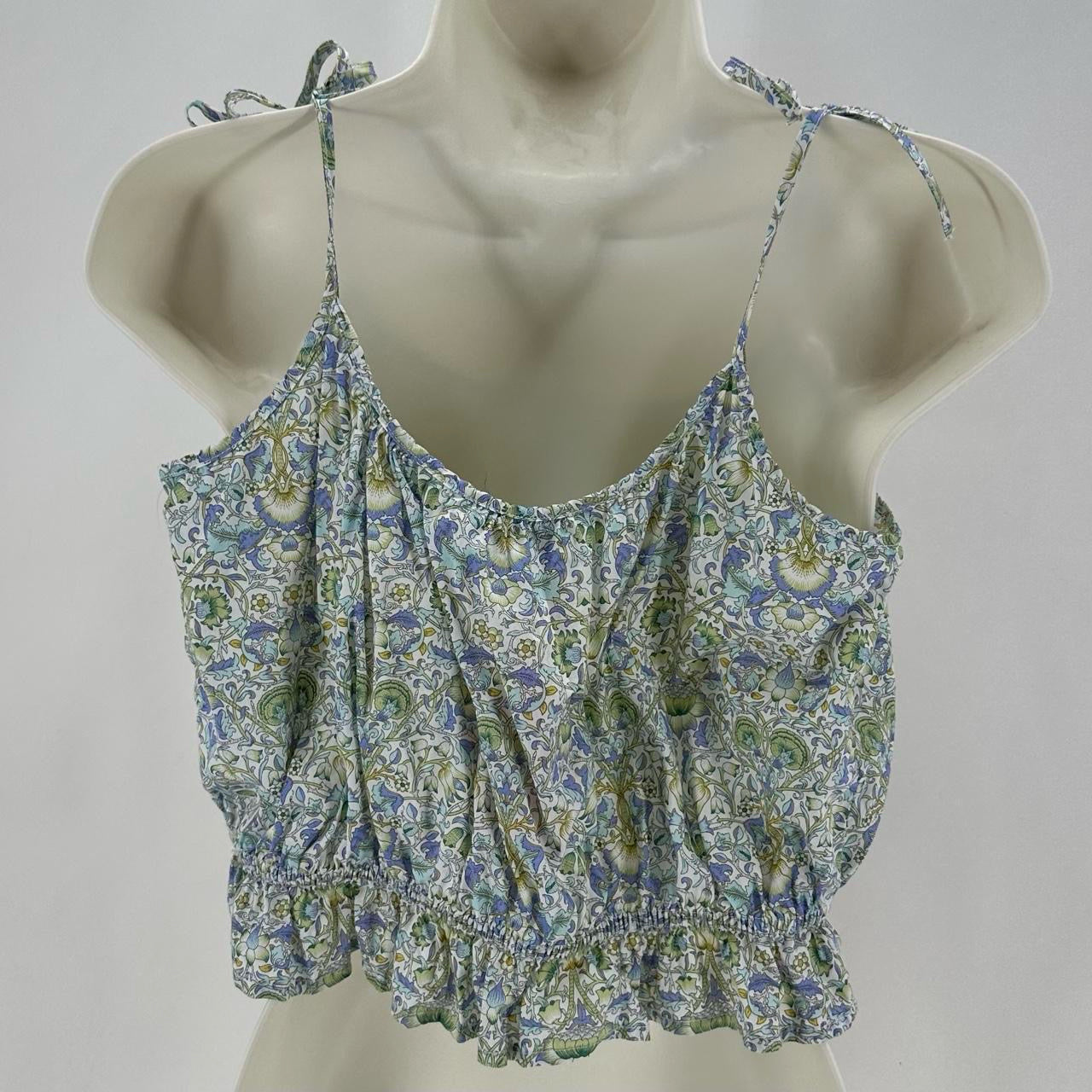 Size S J CREW FLOWERS Shirt