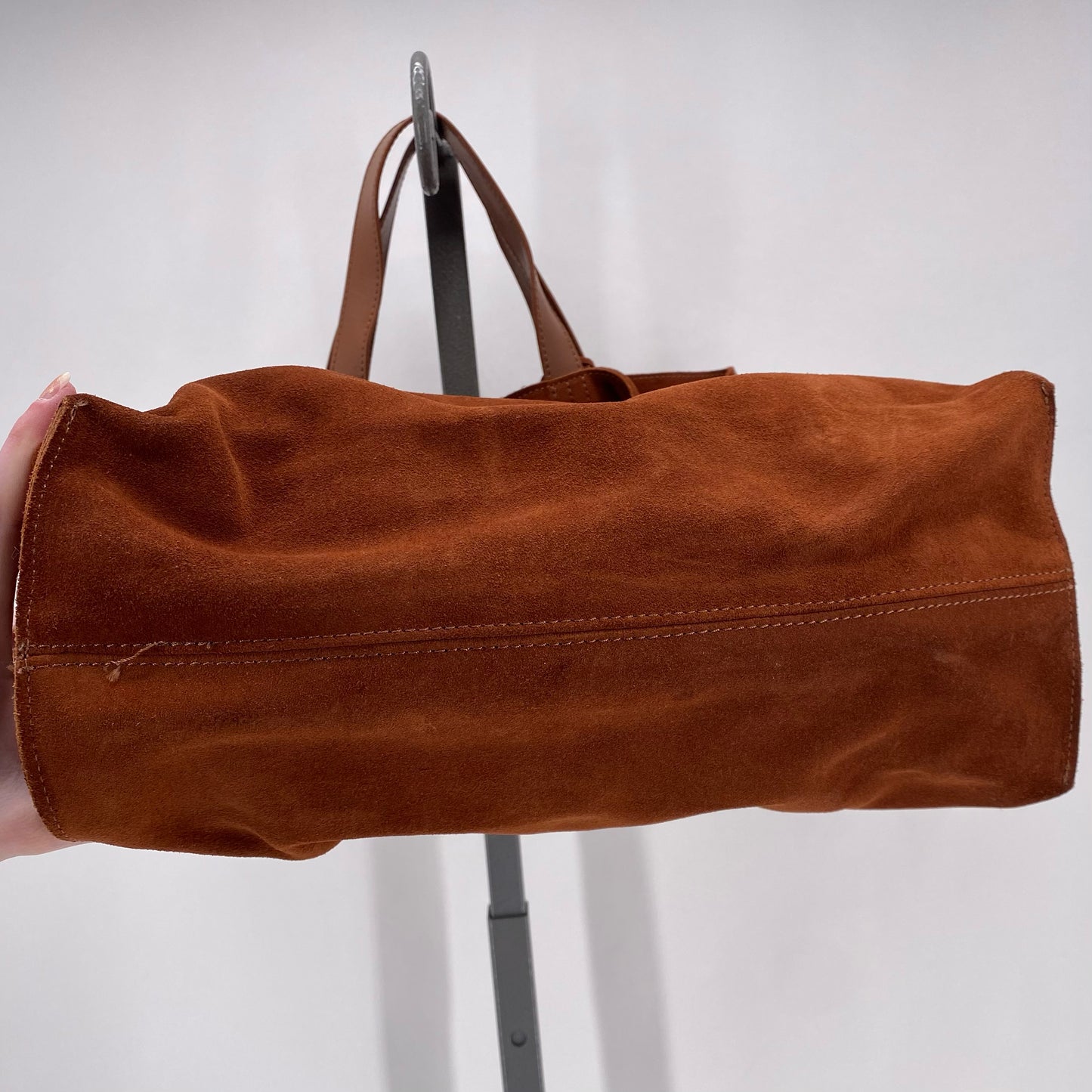 Rust ZARA MAN Leather Satchel