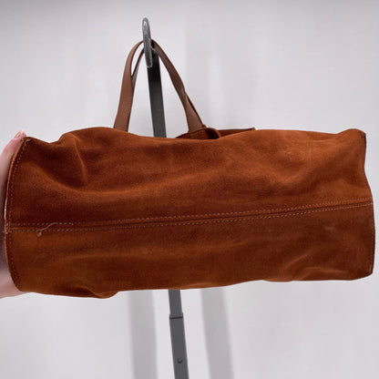 Rust ZARA MAN Leather Satchel