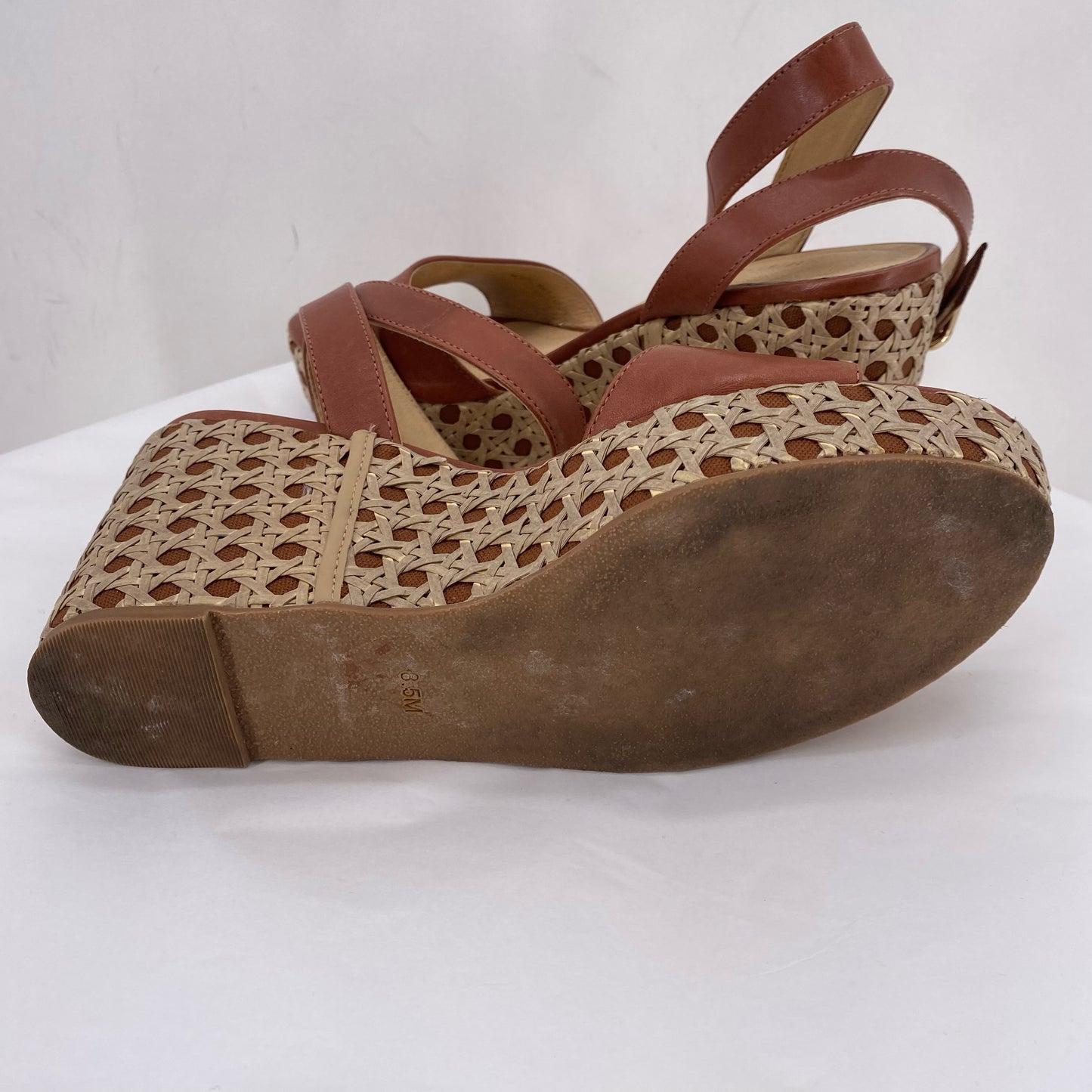 REDDISH BROWN W Shoe Size 8.5 Jack Rogers Wedge