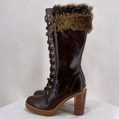 BROWN W Shoe Size 6 MICHAEL KORS Boots