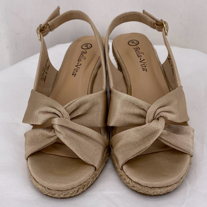 Champagne W Shoe Size 7.5 BELLA VITA Sandals