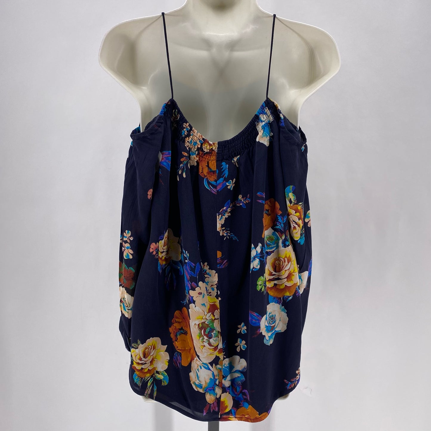 Size S MAEVE Floral Silk Shirt