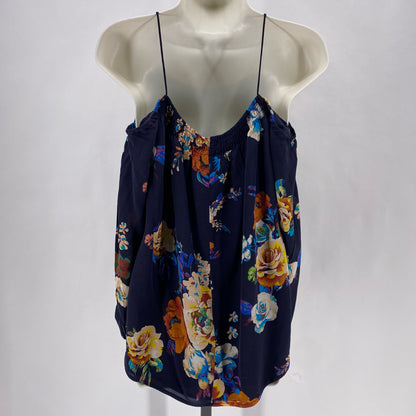 Size S MAEVE Floral Silk Shirt