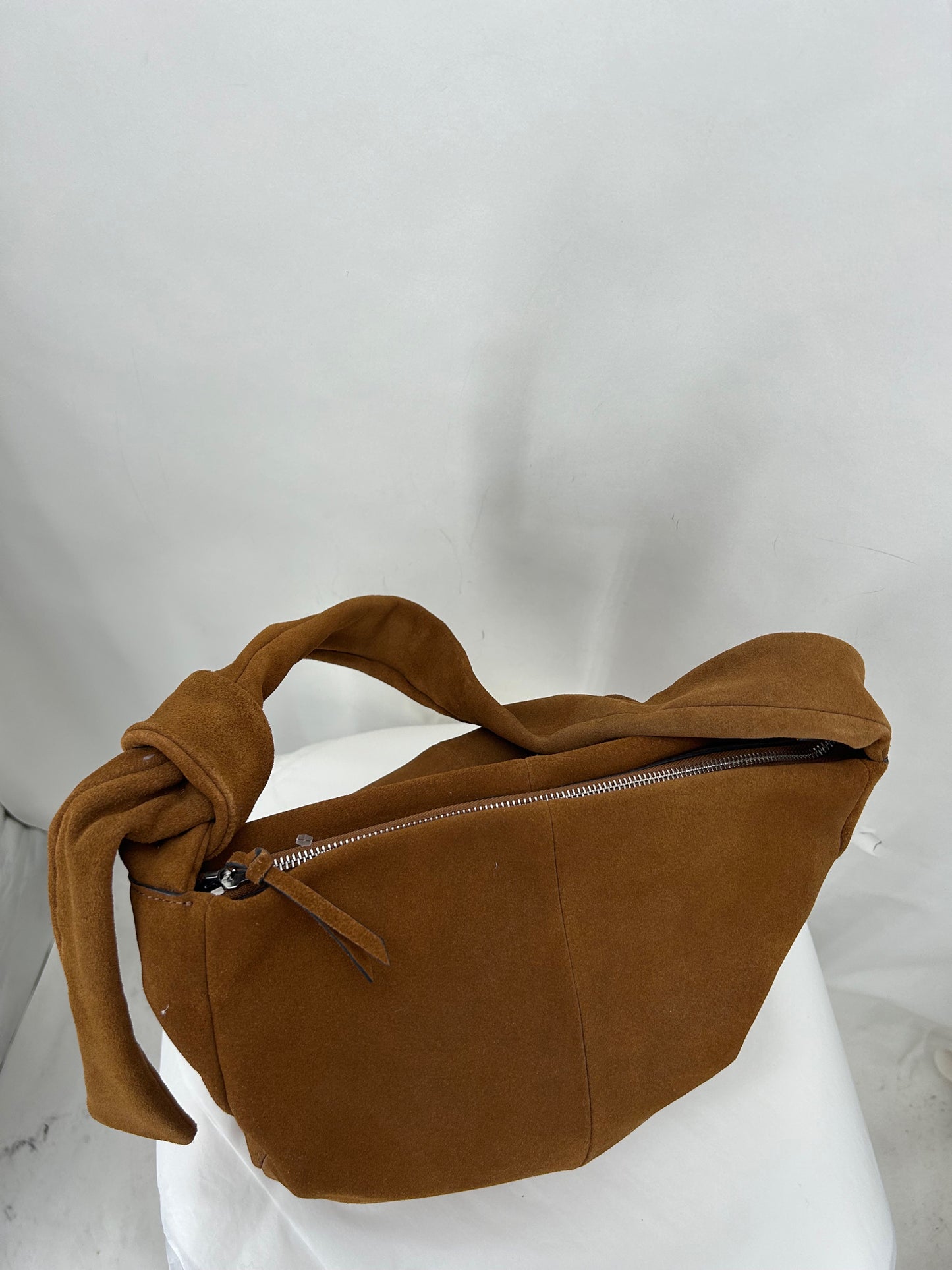 REDDISH BROWN J JILL SUEDE Shoulder Bag