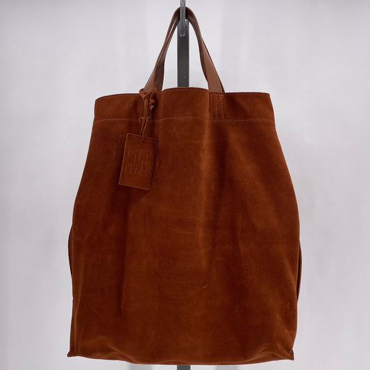 Rust ZARA MAN Leather Satchel