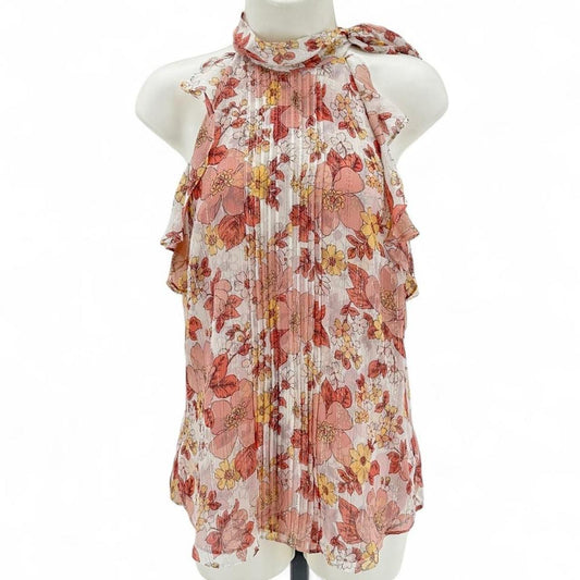 Size 4 VERONICA BEARD FLOWERS Shirt