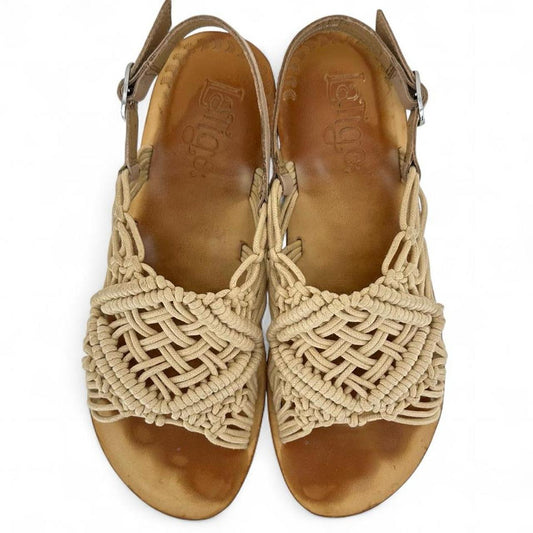 LT TAN W Shoe Size 8.5 LATIGO Sandals