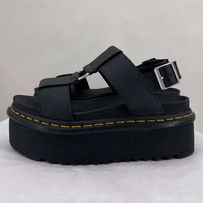 Black W Shoe Size 8 DR. MARTENS Sandals