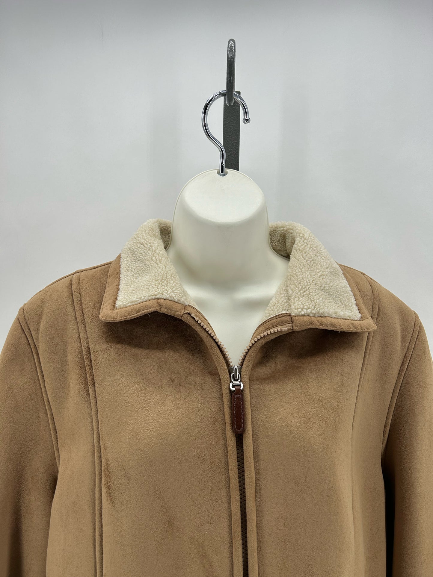 Size L TALBOTS FAUX SUEDE JACKET(outdoor)