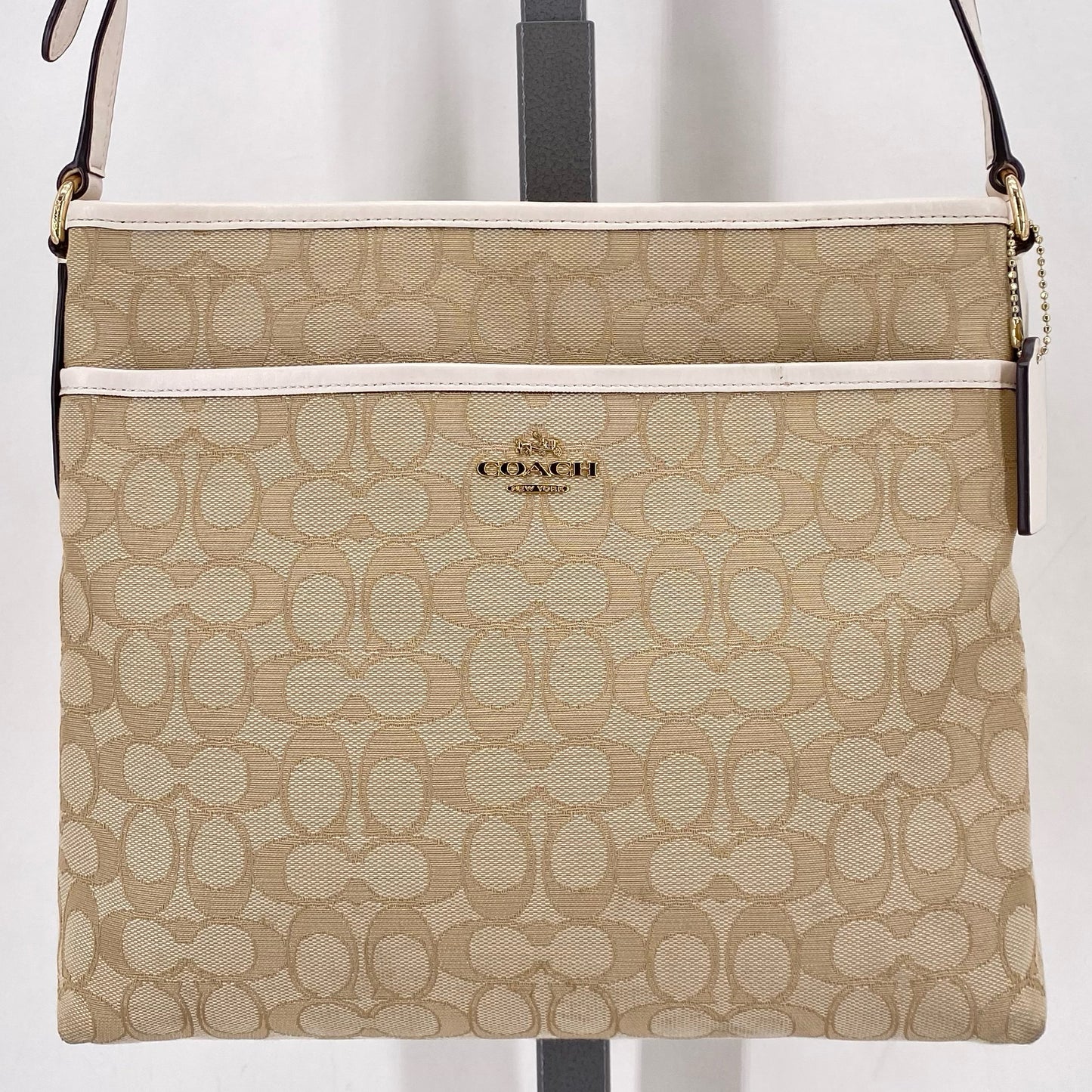 Tan COACH Cross-body