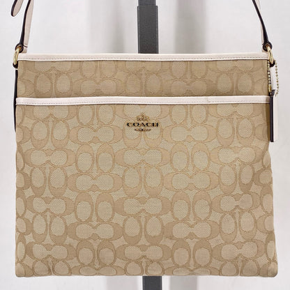 Tan COACH Cross-body