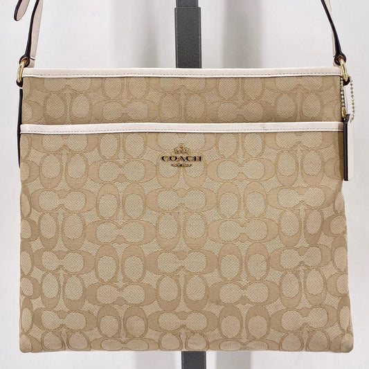 Tan COACH Cross-body