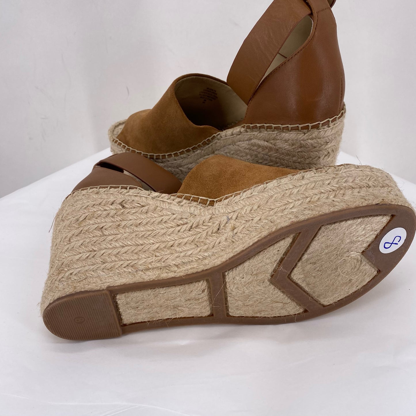 BROWN W Shoe Size 8 MARC FISHER Wedge