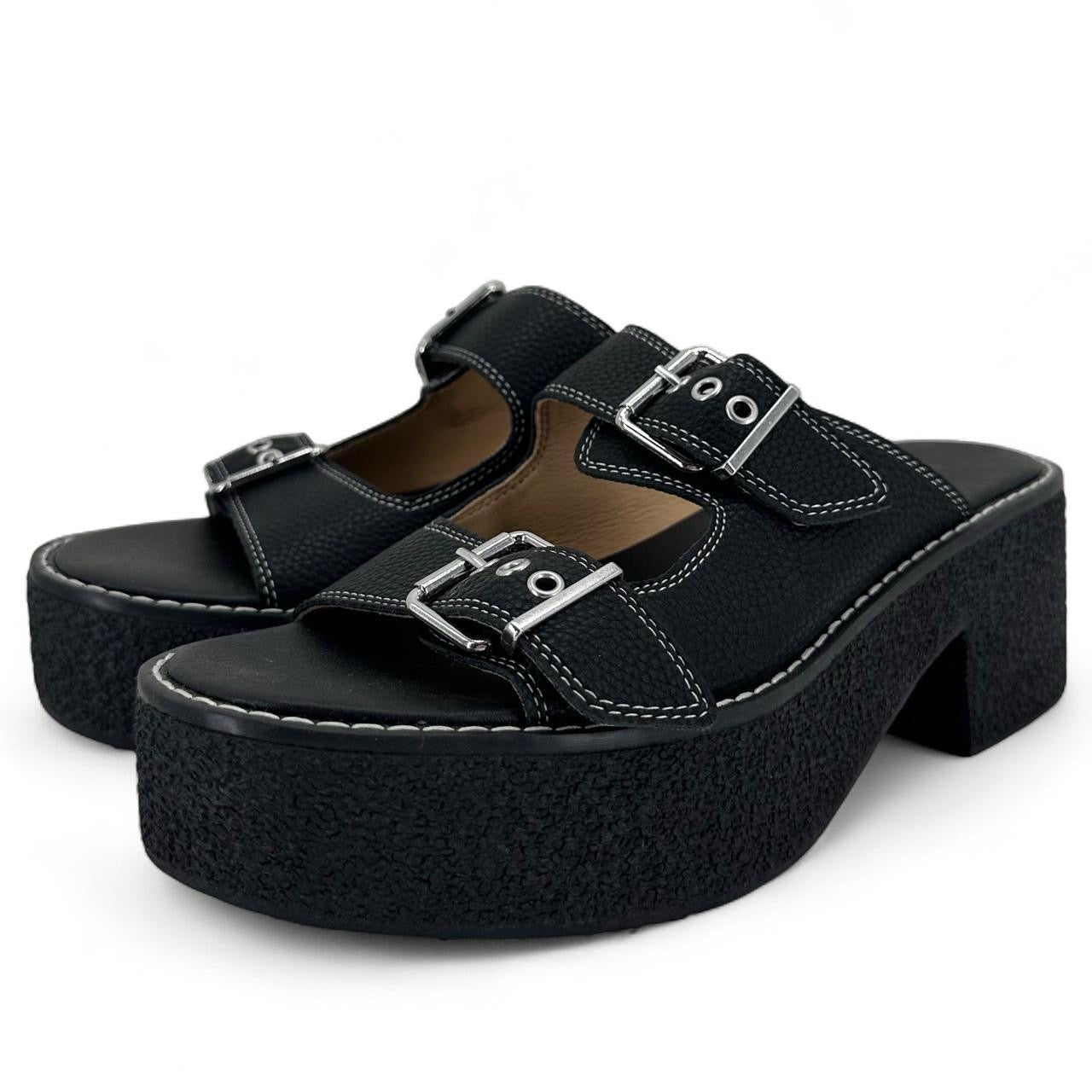 Black W Shoe Size 10 Sandals