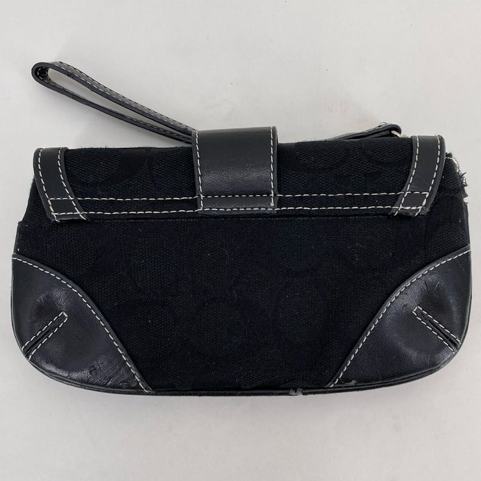 Black COACH Wristlet