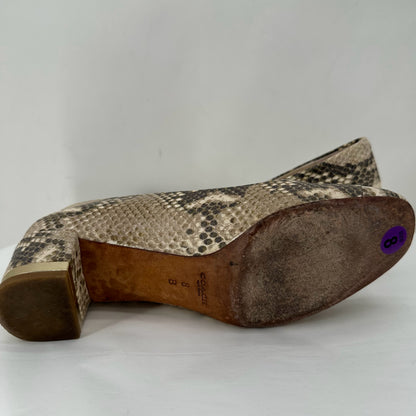 BROWN W Shoe Size 8 COACH Flats