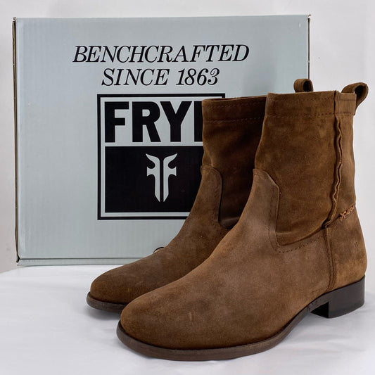 DARK BROWN W Shoe Size 8 FRYE Boots