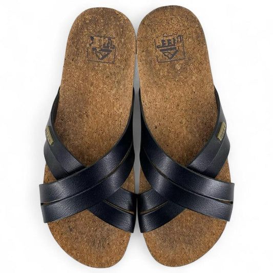 Black W Shoe Size 9 REEF Sandals