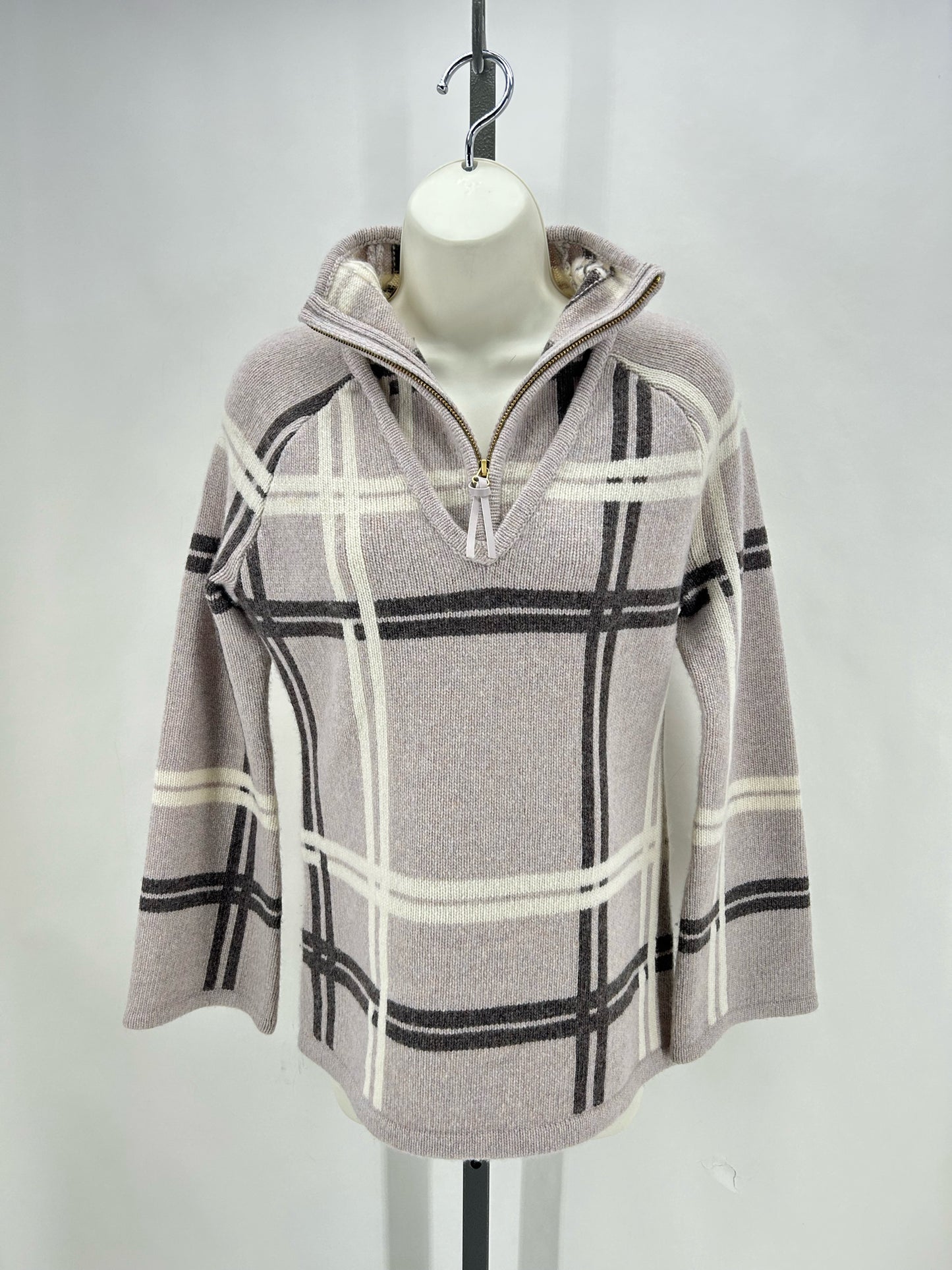 Size XS CARLISLE Plaid Sweater