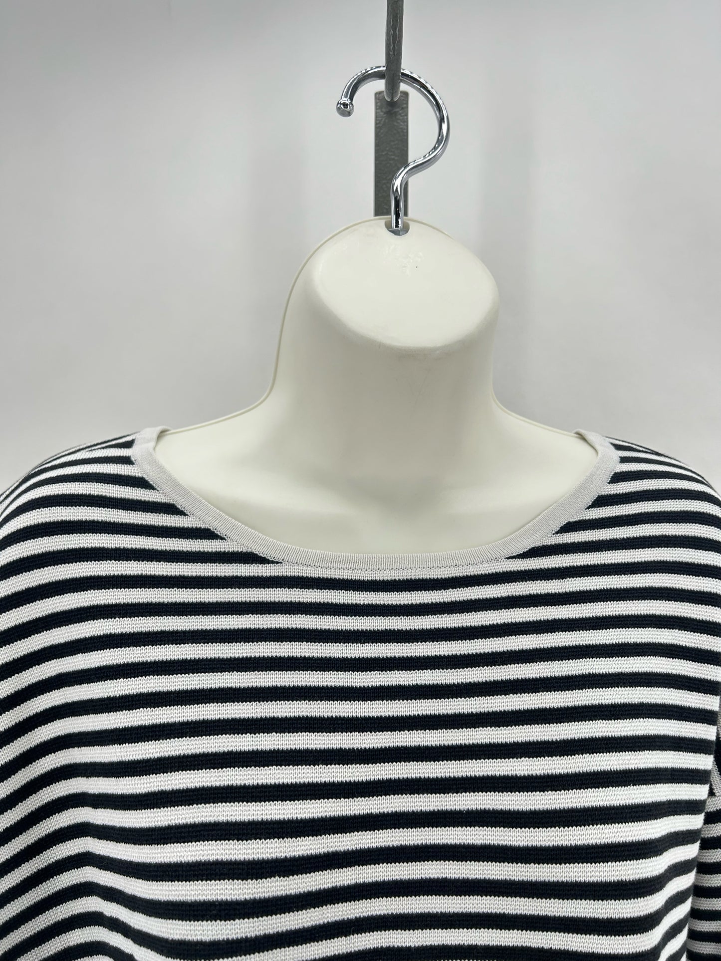 Size L EILEEN FISHER Knit Stripe Shirt