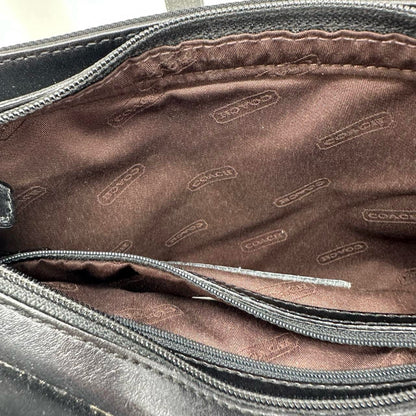 Black COACH FABRIC Shoulder Bag
