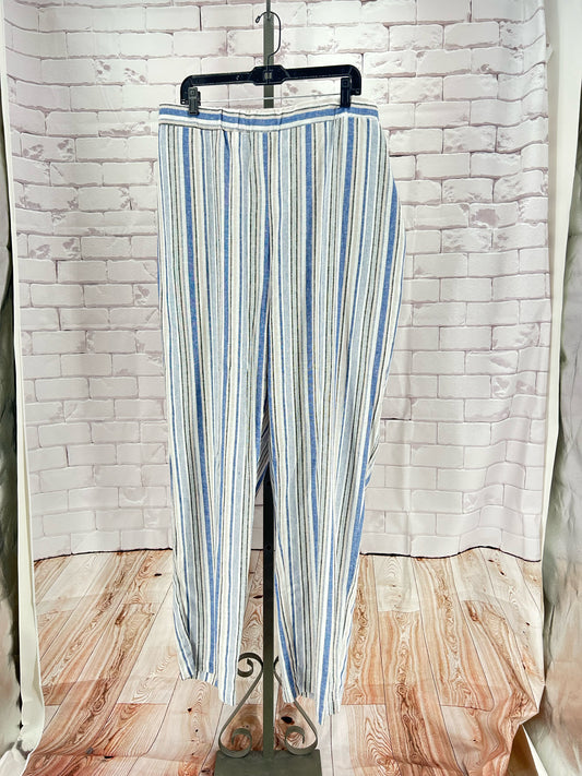 Size 20W WOMAN WITHIN Stripe Pants