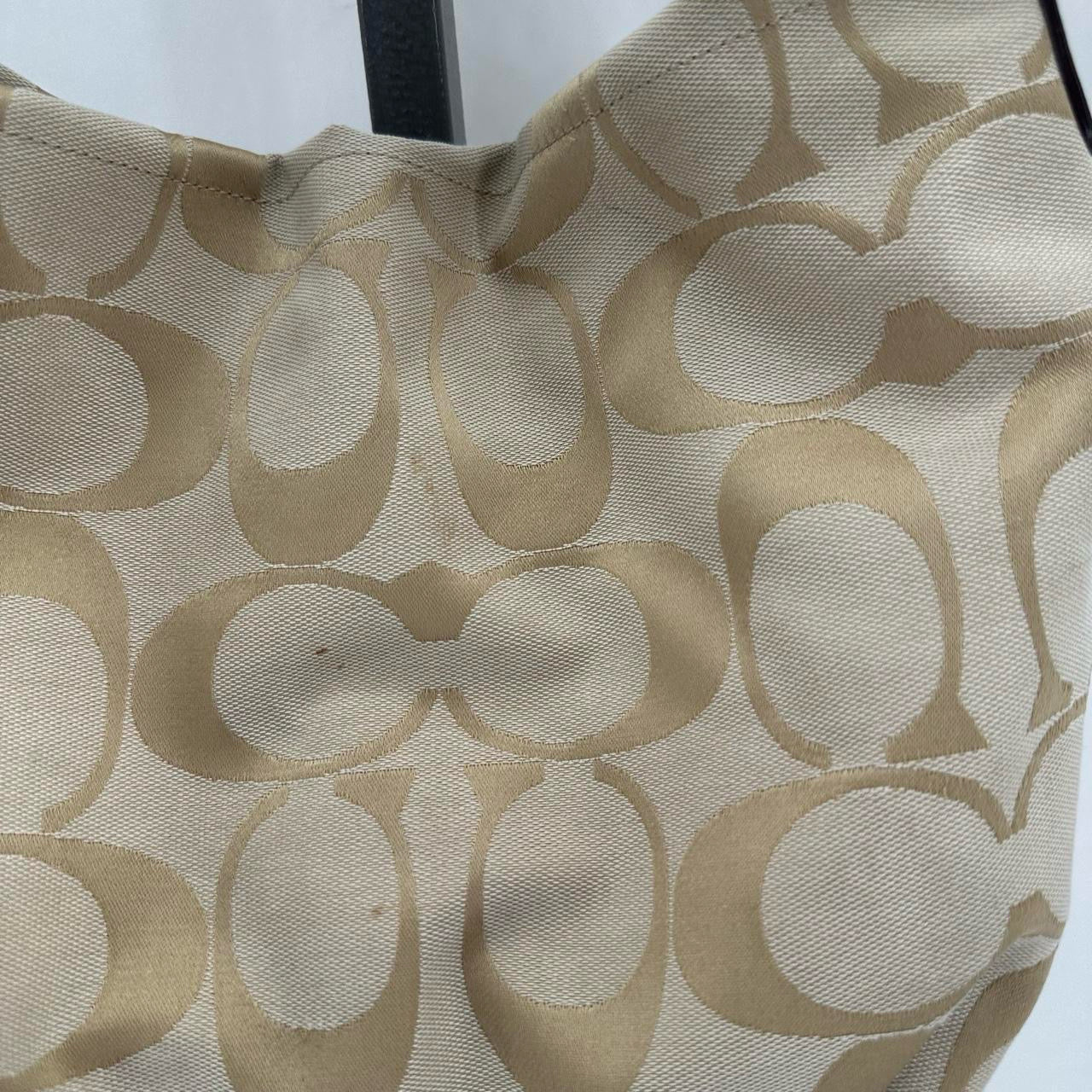 KHAKI COACH Shoulder Bag