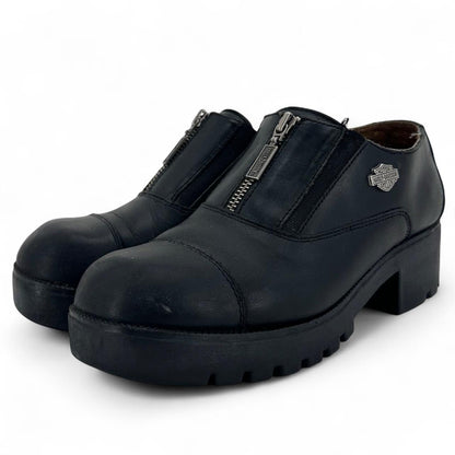 Black W Shoe Size 8 HARLEY DAVIDSON shooties/booties