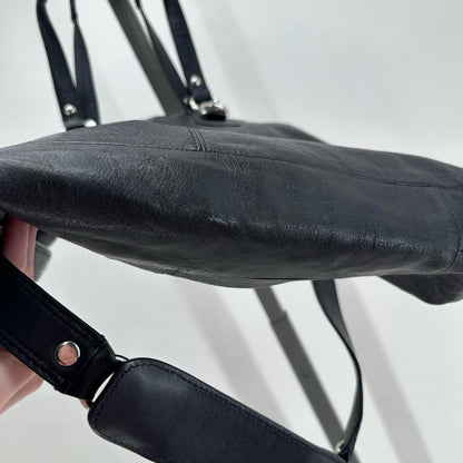 Black COACH Leather Shoulder Bag