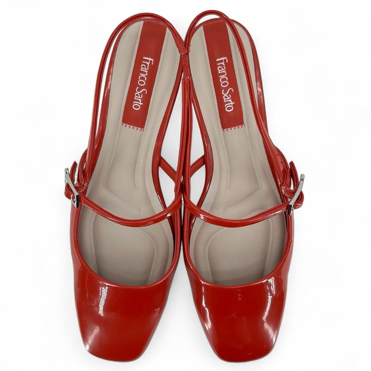 Orange W Shoe Size 8 FRANCO SARTO Flats
