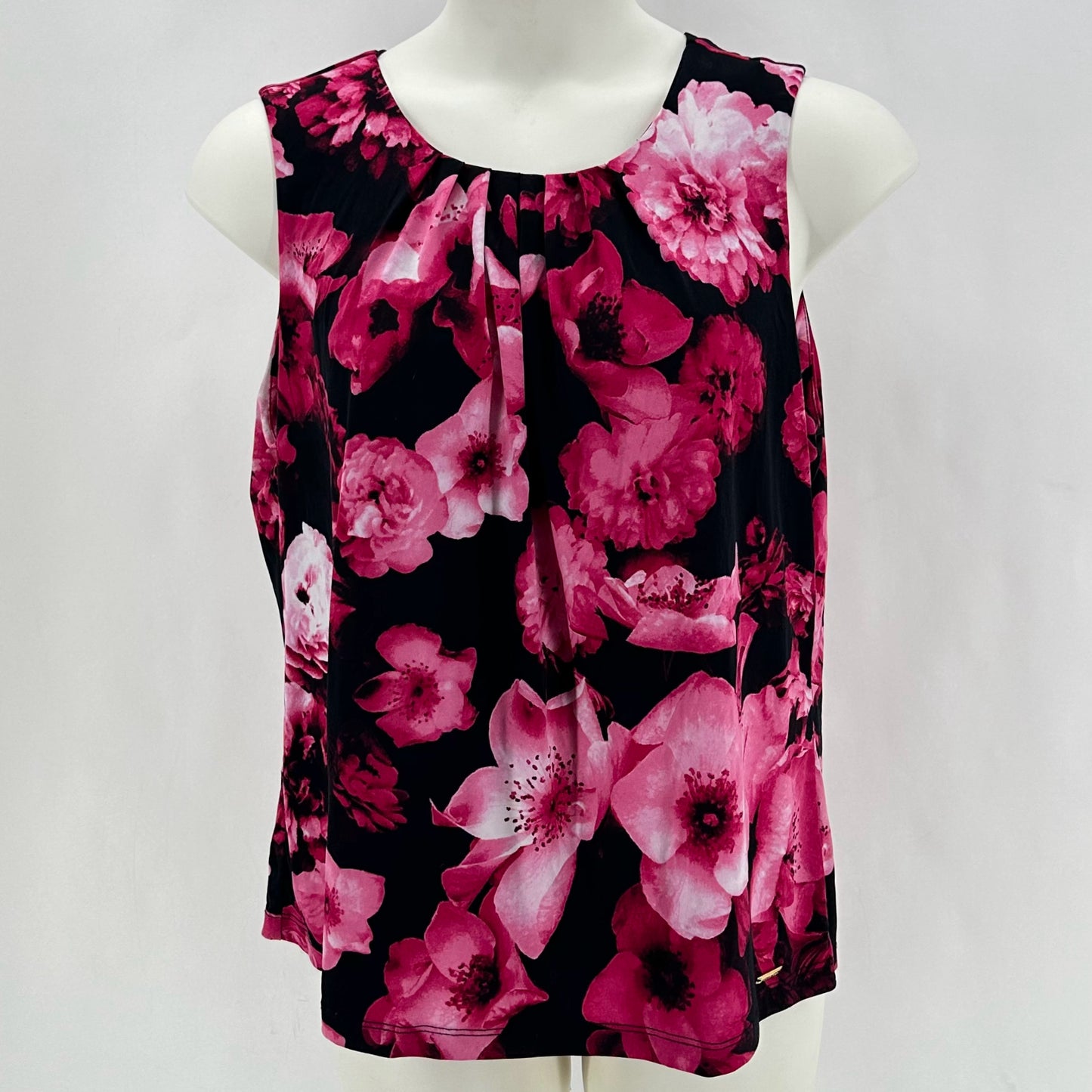 Size 1X CALVIN KLEIN FLOWERS Shirt