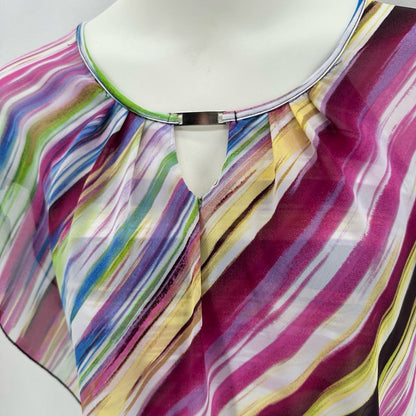 Size L NY COLLECTION Stripe Shirt
