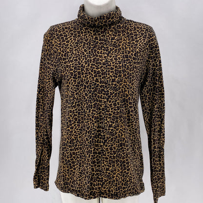 Size S J CREW Animal Print Shirt