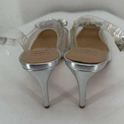 Silver W Shoe Size 6 INC Heels