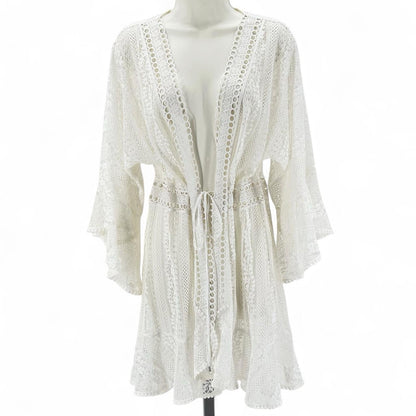 Size XS/S WHITE HOUSE BLACK KIMONO