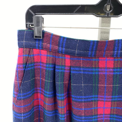 Size 12 PENDLETON Wool Plaid Skirt