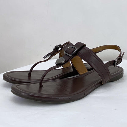 BROWN W Shoe Size 8 COACH Sandals